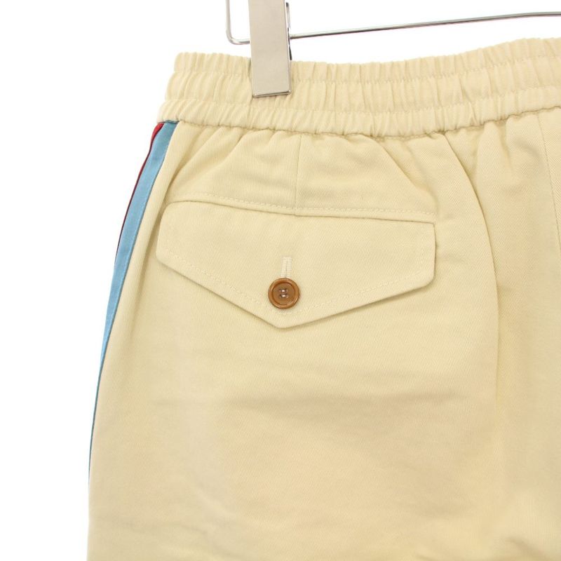 Gucci Side Line Short Pants Sideline Shorts Easy 44 Beige 575322 KH