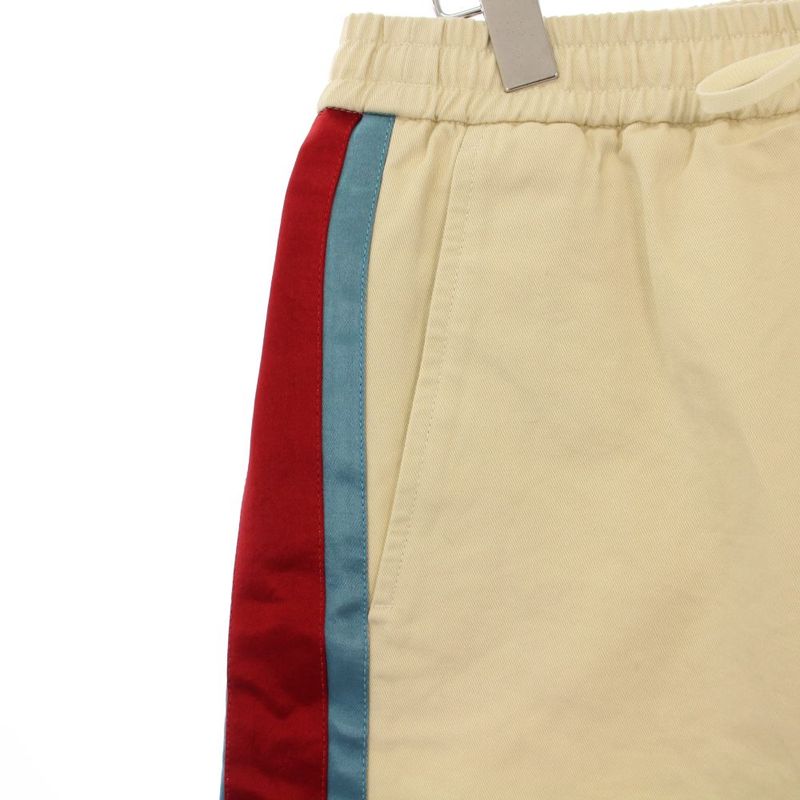 Gucci Side Line Short Pants Sideline Shorts Easy 44 Beige 575322 KH