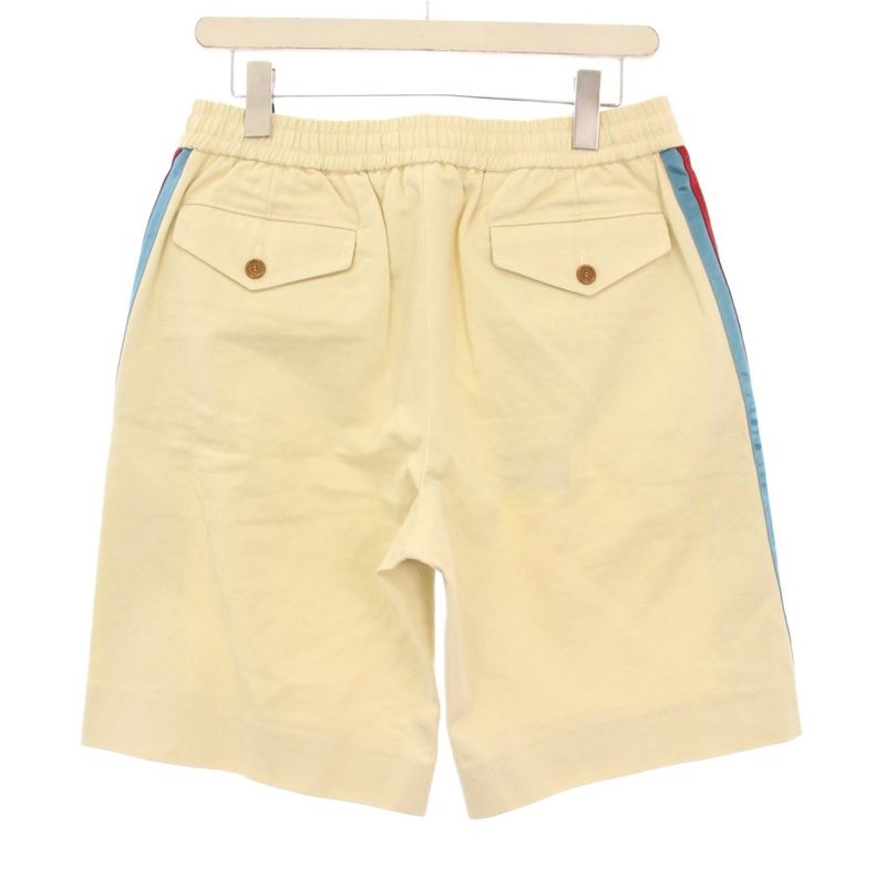 Gucci Side Line Short Pants Sideline Shorts Easy 44 Beige 575322 KH