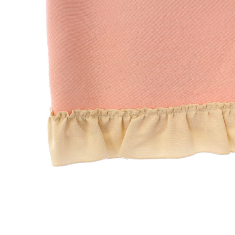 Gucci Tight Skirt Knee Length Ruffle Pink 38453896 KH