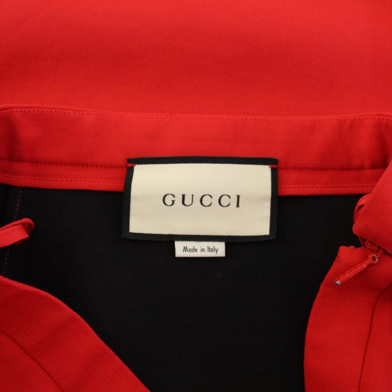 Gucci Tight Skirt Knee Length 38 Red 619479 KH