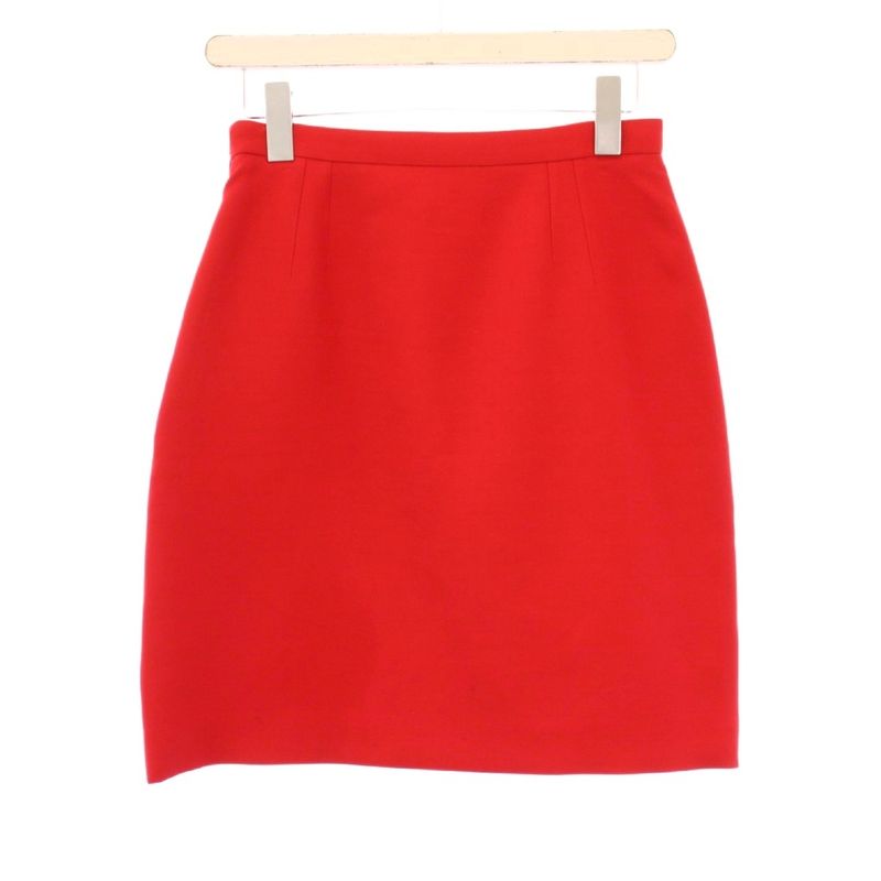 Gucci Tight Skirt Knee Length 38 Red 619479 KH