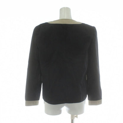 Chanel Setup Top and Bottom Collarless Jacket Single Shoulder Pad Gold Button