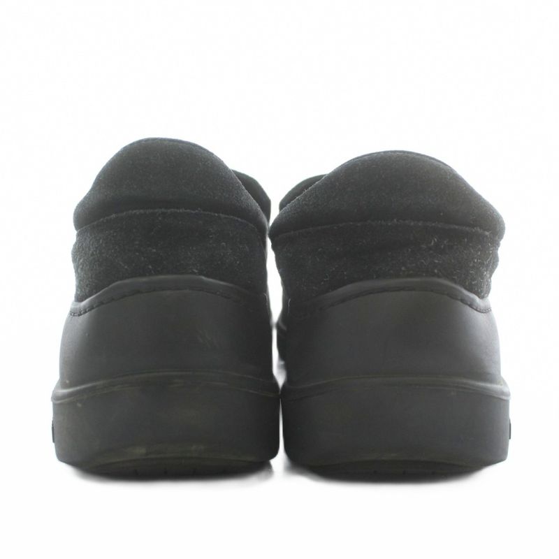 Louis Vuitton Slip-on Sneakers Suede Low Cut 8.5 27.5cm (10.83in) Black Xz •