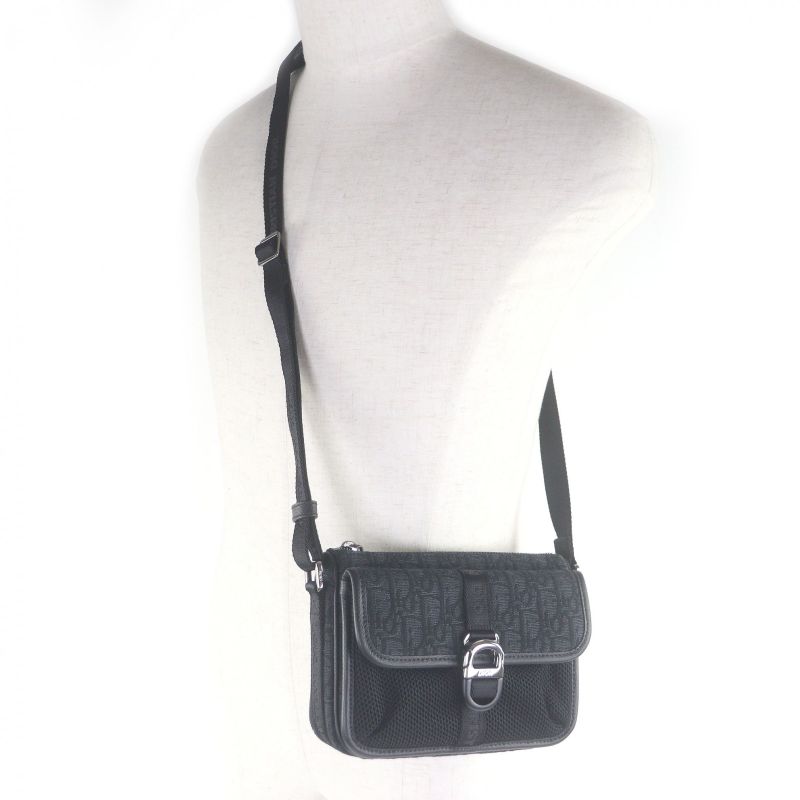 Dior Homme 2esws006yky Canvas Leather Dior 8 Buckle Oblique All Over Pattern