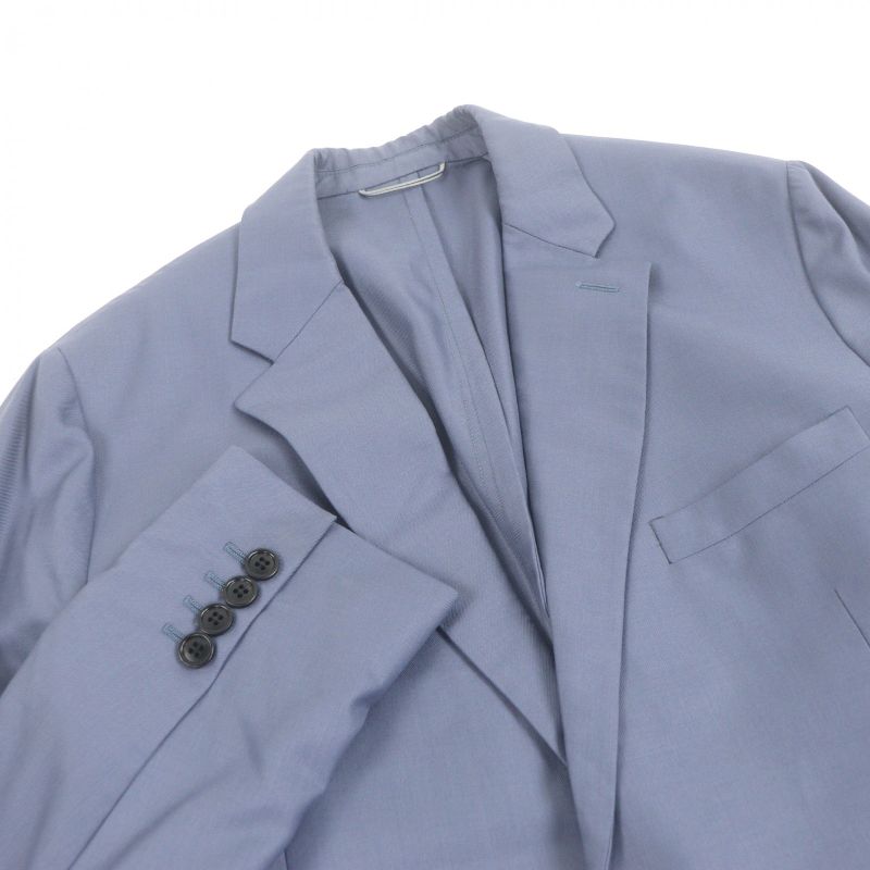 Dior Homme 933c204a4736 100% Cashmere Single Uncon Jacket Tailored Jacket Blue