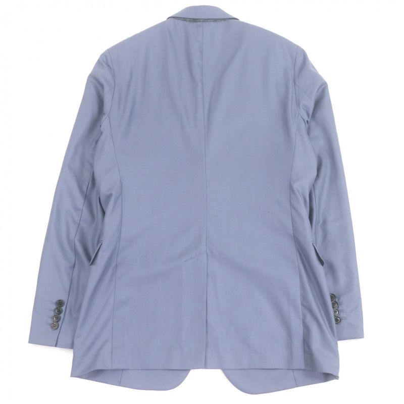 Dior Homme 933c204a4736 100% Cashmere Single Uncon Jacket Tailored Jacket Blue
