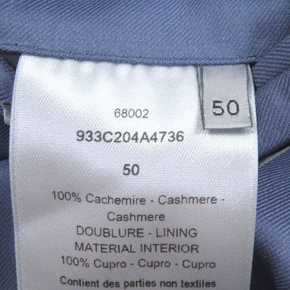 Dior Homme 933c204a4736 100% Cashmere Single Uncon Jacket Tailored Jacket Blue