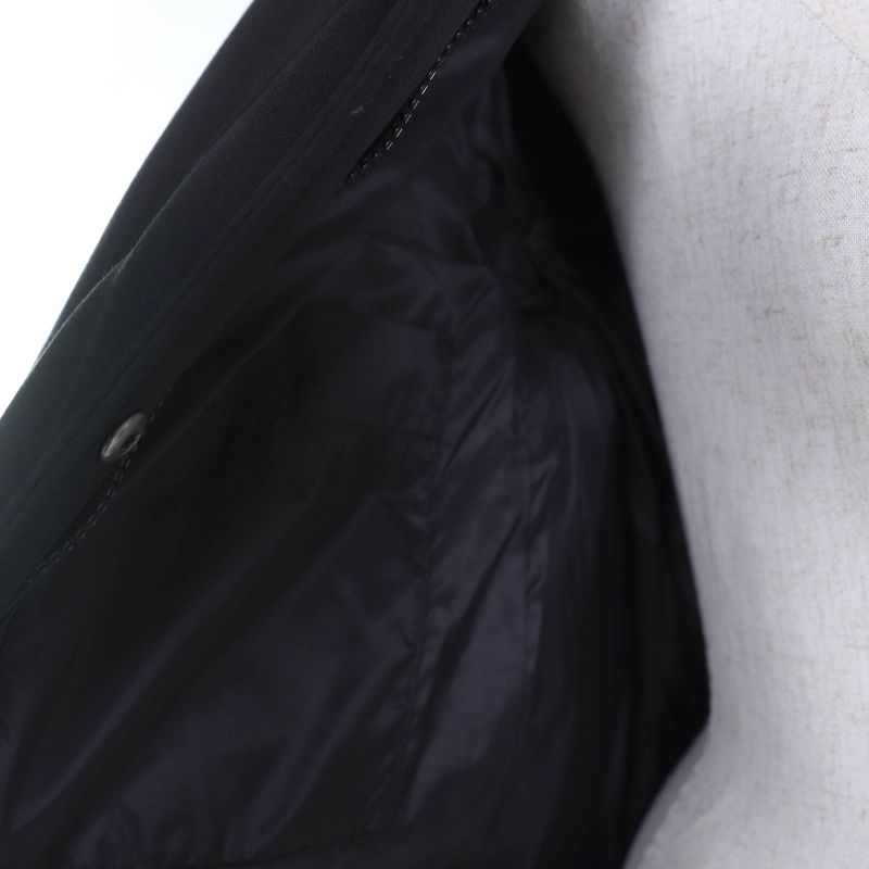 Pyrenex Bordeaux Raccoon Fur Hooded Down Coat Black 36 Made in Bulgari a Genuine