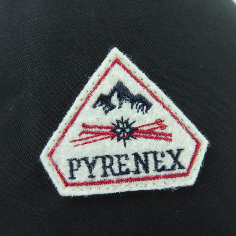 Pyrenex Bordeaux Raccoon Fur Hooded Down Coat Black 36 Made in Bulgari a Genuine