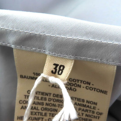 Hermes 2024 Made 4h0571dv 100% Cotton Ruffle Collar Long Sleeve Zip Up Dress