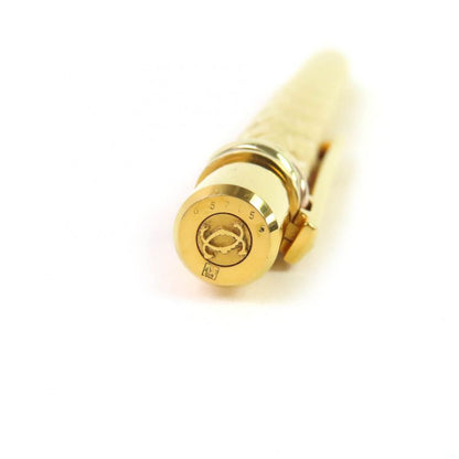 Cartier Must de Cartier Trinity Wave Pattern Twist Ballpoint Pen Gold Men's