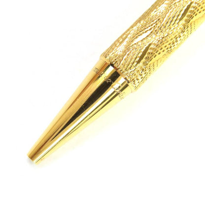 Cartier Must de Cartier Trinity Wave Pattern Twist Ballpoint Pen Gold Men's