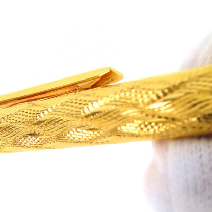 Cartier Must de Cartier Trinity Wave Pattern Twist Ballpoint Pen Gold Men's