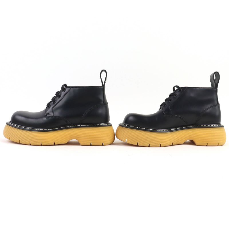 Bottega Veneta Bottega Veneta 23ss Leather Bounce Boots Ankle Boots Black 37
