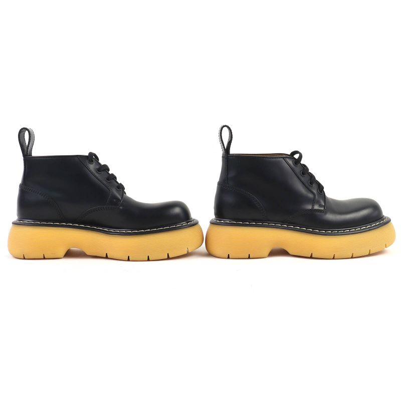 Bottega Veneta Bottega Veneta 23ss Leather Bounce Boots Ankle Boots Black 37