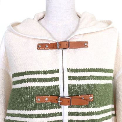 Celine 23ss 2v81g285q Cotton Logo Shape Pressed Leather Belt Hardware Hooded