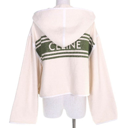 Celine 23ss 2v81g285q Cotton Logo Shape Pressed Leather Belt Hardware Hooded