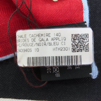 Hermes Carre Geant Carre 140 Brides de Gala Applique Pique Cashmere Silk Blend