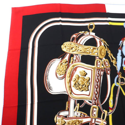 Hermes Carre Geant Carre 140 Brides de Gala Applique Pique Cashmere Silk Blend