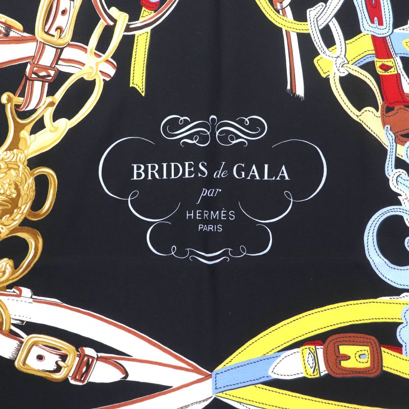 Hermes Carre Geant Carre 140 Brides de Gala Applique Pique Cashmere Silk Blend