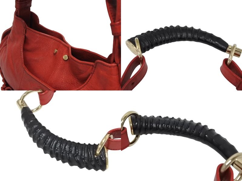 Saint Laurent Mombasa Hobo Handbag Cotton Leather Deer Antler — view 5
