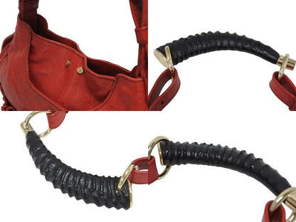 Saint Laurent Mombasa Hobo Handbag Cotton Leather Deer Antler — view 5