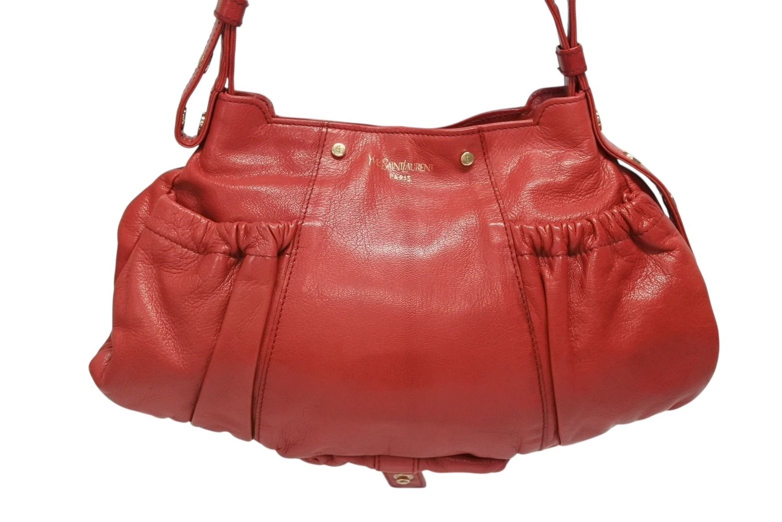 Saint Laurent Mombasa Hobo Handbag Cotton Leather Deer Antler — view 3