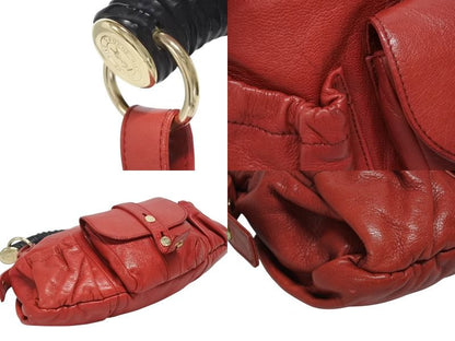 Saint Laurent Mombasa Hobo Handbag Cotton Leather Deer Antler — view 6
