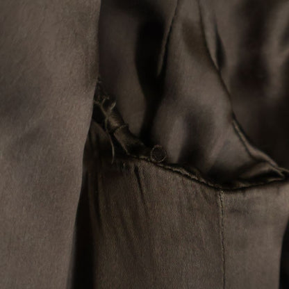 Celine OLD Wool Jacket With Fur Sleeves Brown