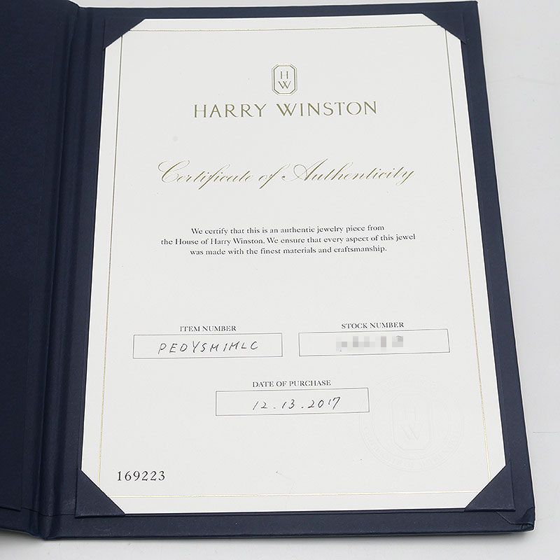 Harry Winston HW Lily Cluster-mini Necklace 750yg-diamond