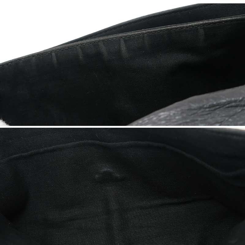 Balenciaga Giant Envelope Clutch Shoulder Bag Gray
