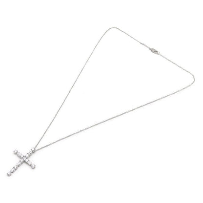 Harry Winston HW Madonna Cross Necklace Small Pt950-diamond