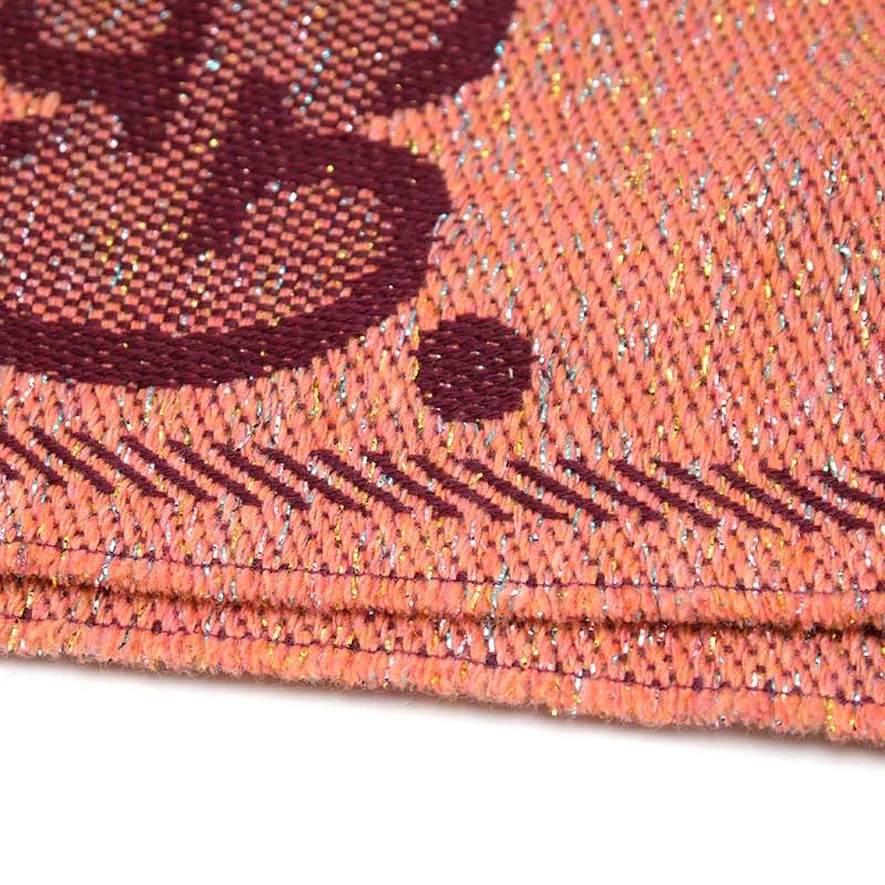 Gucci Lam� Jaguar - Do Muffler - Shawl 598993 Pink Fringe