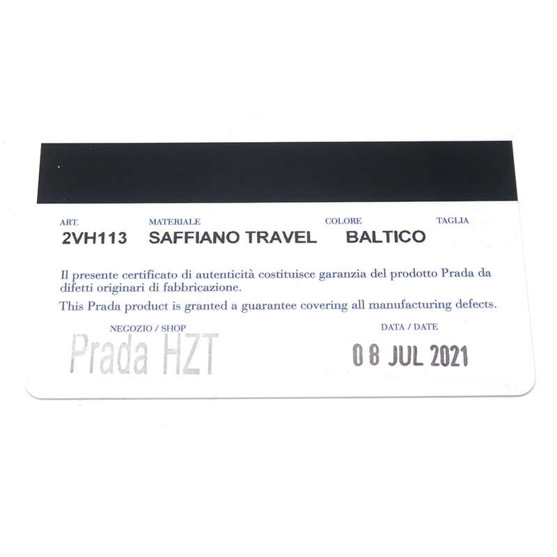 Prada Saffiano Shoulder Bag 2vh113 Navy - *pochi Is Missing