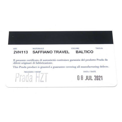 Prada Saffiano Shoulder Bag 2vh113 Navy - *pochi Is Missing