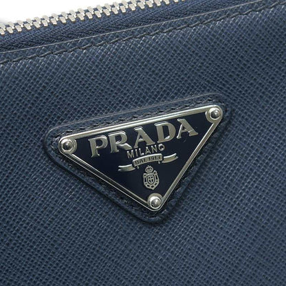 Prada Saffiano Shoulder Bag 2vh113 Navy - *pochi Is Missing
