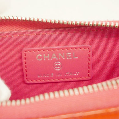 Chanel Coin Case Matelasse Patent Leather Pink Silver Hardware Ladies