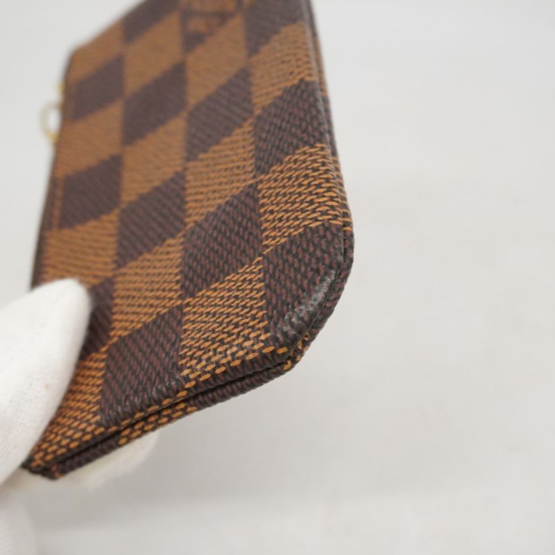 Louis Vuitton Coin Case Damier Pochette Cles N62658 Ebene Men's Women's Unisex