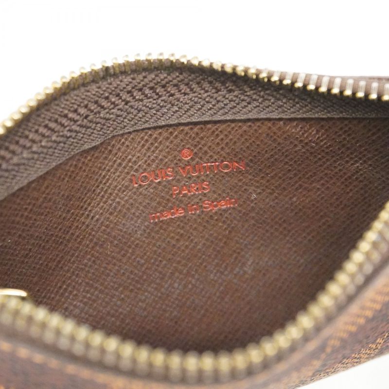 Louis Vuitton Coin Case Damier Pochette Cles N62658 Ebene Men's Women's Unisex