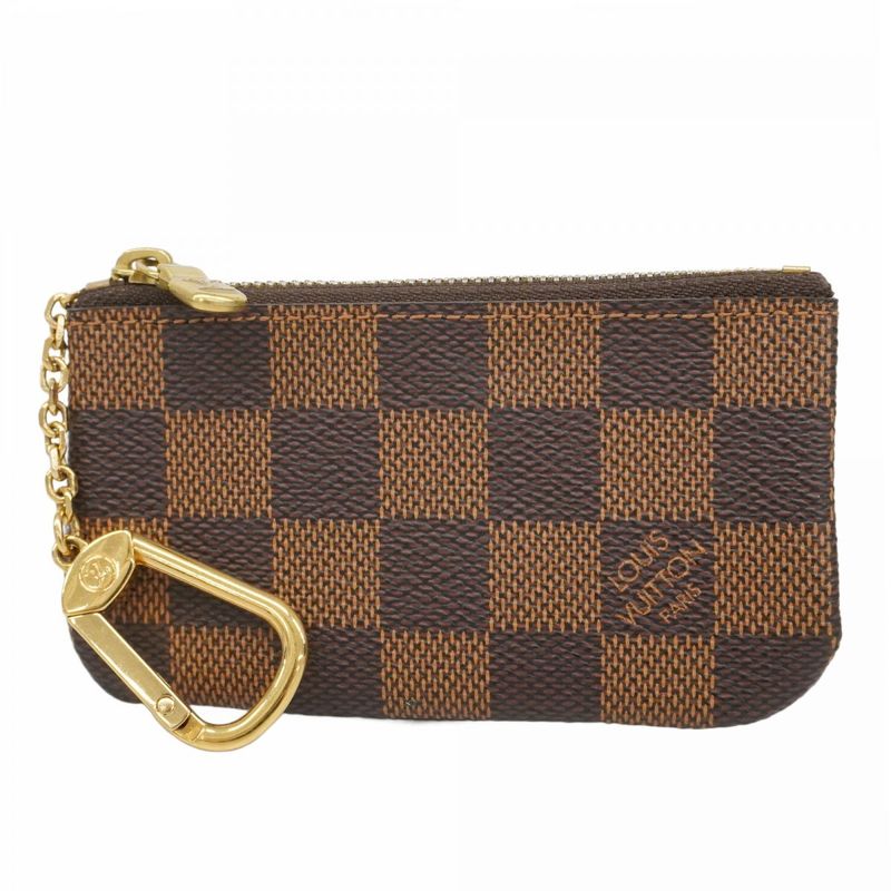 Louis Vuitton Coin Case Damier Pochette Cles N62658 Ebene Men's Women's Unisex