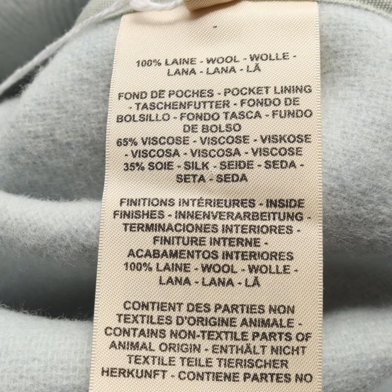 Hermes 3h0187dk Wool Coat Women's Used a