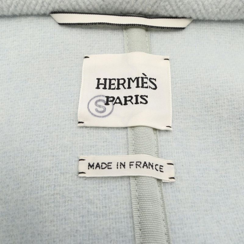 Hermes 3h0187dk Wool Coat Women's Used a