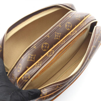 Louis Vuitton Shoulder Bag Reporter PM PVC Coated Canvas Leather