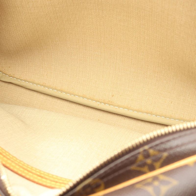Louis Vuitton Shoulder Bag Reporter PM PVC Coated Canvas Leather