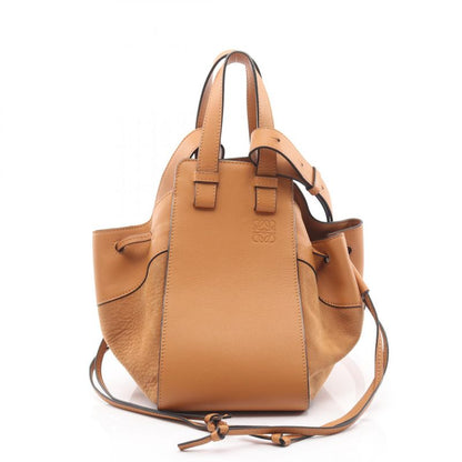 Loewe Shoulder Bag Hammock Drawst Ring Small 314 79 Z95 Camel Leather Hammock