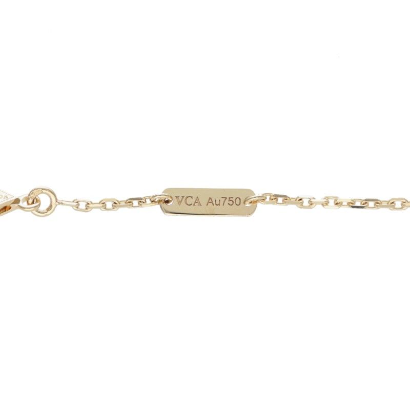 Van Cleef & Arpels Vcard38500 Vintage Alhambra 18K Yellow Gold Carnelian