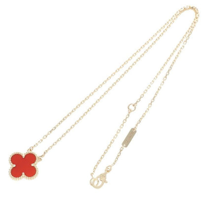 Van Cleef & Arpels Vcard38500 Vintage Alhambra 18K Yellow Gold Carnelian