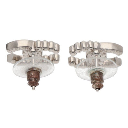 Chanel Abd478 Coco Mark Rhinestone Earrings Ladies