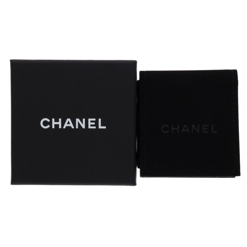 Chanel Abd478 Coco Mark Rhinestone Earrings Ladies